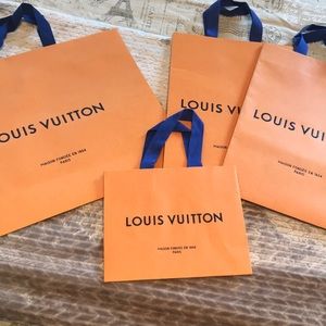 Authentic Louis Vuitton Shopping Bags